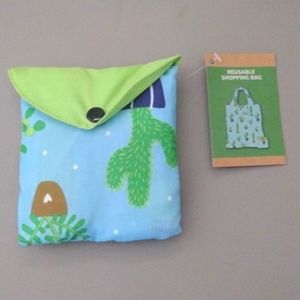 Aldi Reusable Blue Cactus Shopping Bag
